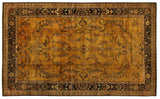 Exquisite Rugs Antique Weave Mohajeran hand-knotted New Zealand Wool 5881 Gold/Black 20' x 15' Area Rug
