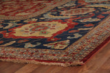 Exquisite Rugs Antique Weave hand-knotted New Zealand Wool 5907 Red 10' x 8' Area Rug