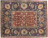 Exquisite Rugs Antique Weave hand-knotted New Zealand Wool 5907 Red 10' x 8' Area Rug