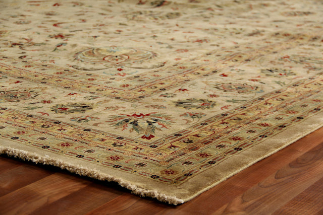Exquisite Rugs Antique Weave Sultanabad hand-knotted New Zealand Wool 6013 Beige 18' x 14' Area Rug