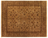 Exquisite Rugs Moghul hand-knotted New Zealand Wool 5848 Wheat/Camel 18' x 14' Area Rug