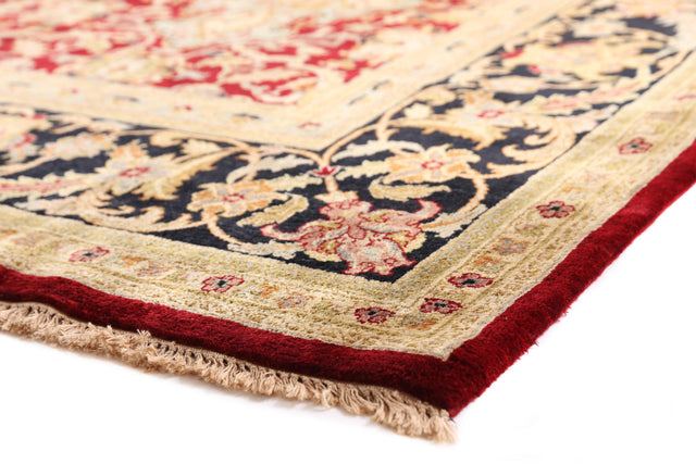 Exquisite Rugs Polonaise hand-knotted New Zealand Wool 6042 Burgundy 12' x 9' Area Rug