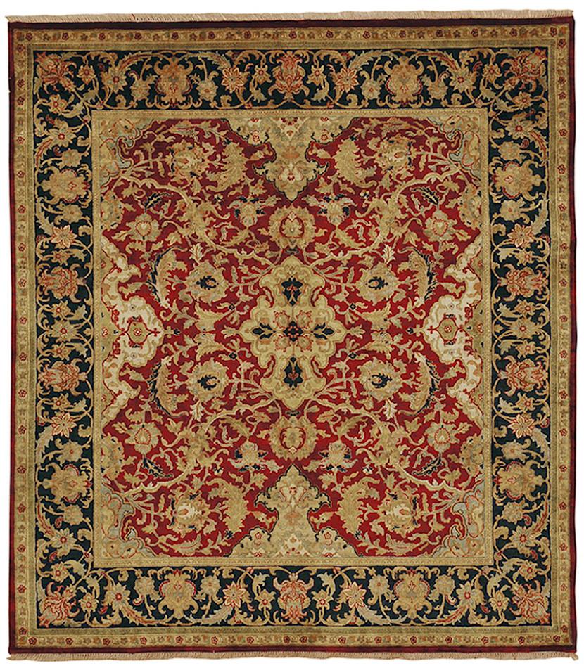 Exquisite Rugs Polonaise hand-knotted New Zealand Wool 6042 Burgundy 12' x 9' Area Rug