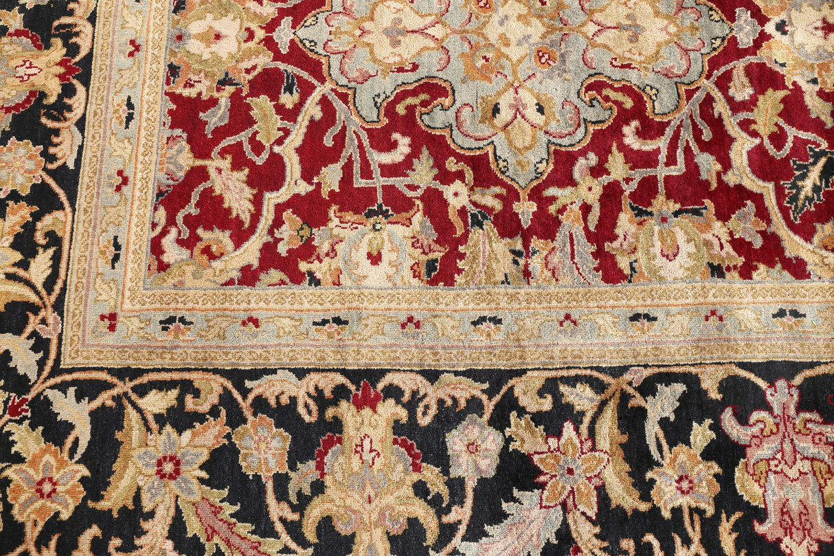 Exquisite Rugs Polonaise hand-knotted New Zealand Wool 6042 Burgundy 12' x 9' Area Rug