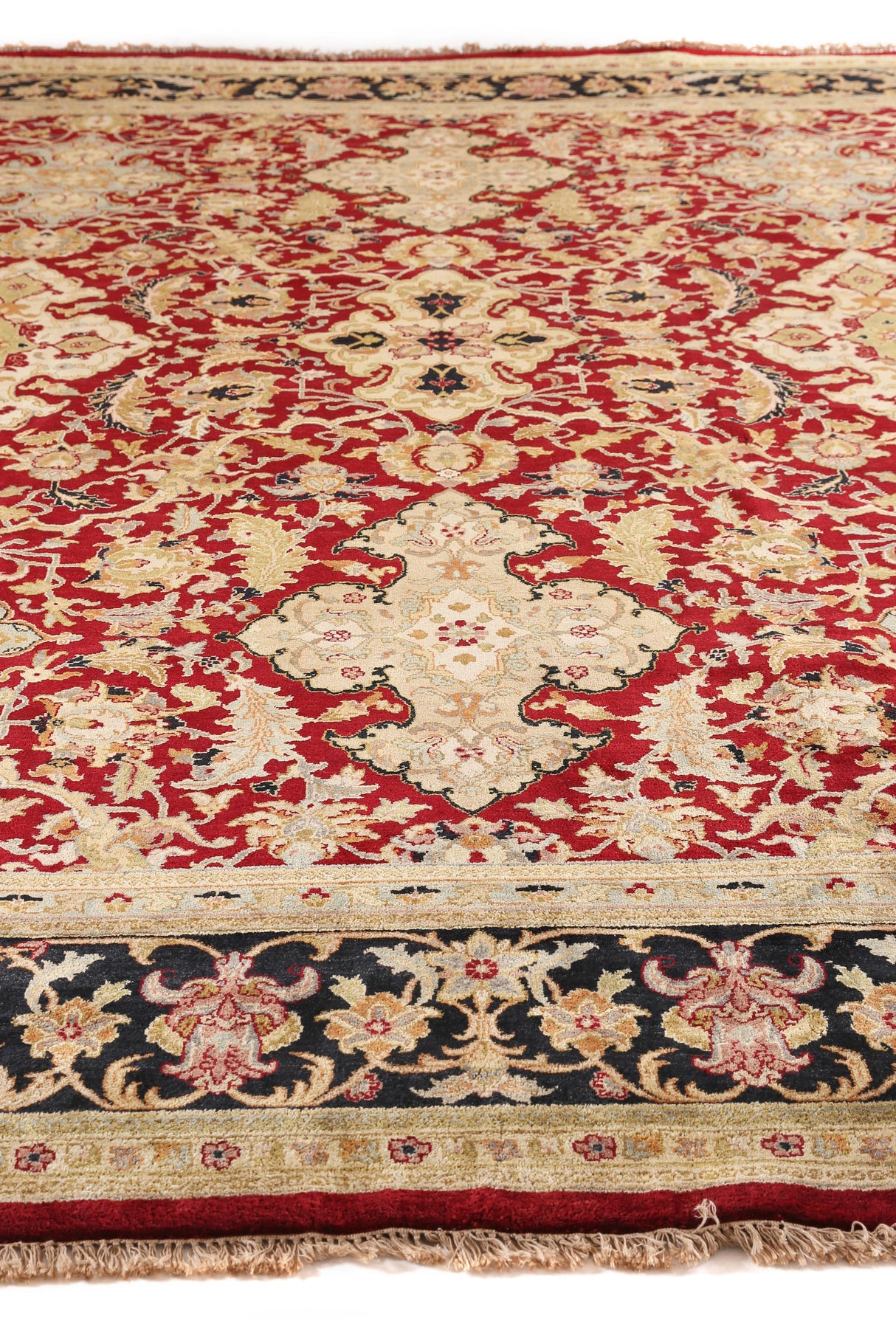 Exquisite Rugs Polonaise hand-knotted New Zealand Wool 6042 Burgundy 12' x 9' Area Rug