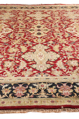 Exquisite Rugs Polonaise hand-knotted New Zealand Wool 6042 Burgundy 12' x 9' Area Rug