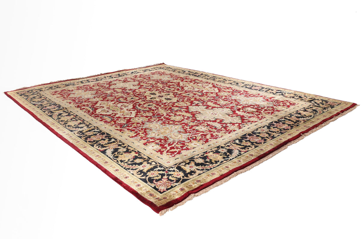 Exquisite Rugs Polonaise hand-knotted New Zealand Wool 6042 Burgundy 12' x 9' Area Rug