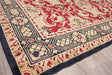Exquisite Rugs Contemporary hand-knotted New Zealand Wool 6273 Burgundy 10' x 8' Area Rug