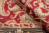Exquisite Rugs Contemporary hand-knotted New Zealand Wool 6273 Burgundy 10' x 8' Area Rug