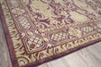 Exquisite Rugs Contemporary hand-knotted New Zealand Wool 6274 Eggplant 6' x 6' Area Rug