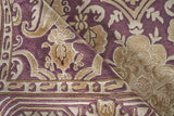 Exquisite Rugs Contemporary hand-knotted New Zealand Wool 6274 Eggplant 6' x 6' Area Rug