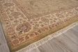 Exquisite Rugs Moghul hand-knotted New Zealand Wool 6420 Light Green/Gold 10' x 9' Area Rug