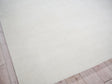 Exquisite Rugs Martelli Modern handloomed Silky Nylon 6431 White 3' x 2' Area Rug