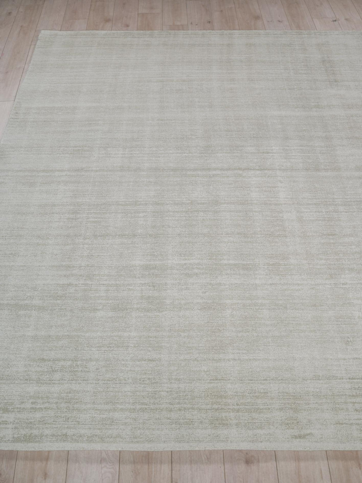 Exquisite Rugs Martelli Modern handloomed Silky Nylon 6432 Light Silver 3' x 2' Area Rug