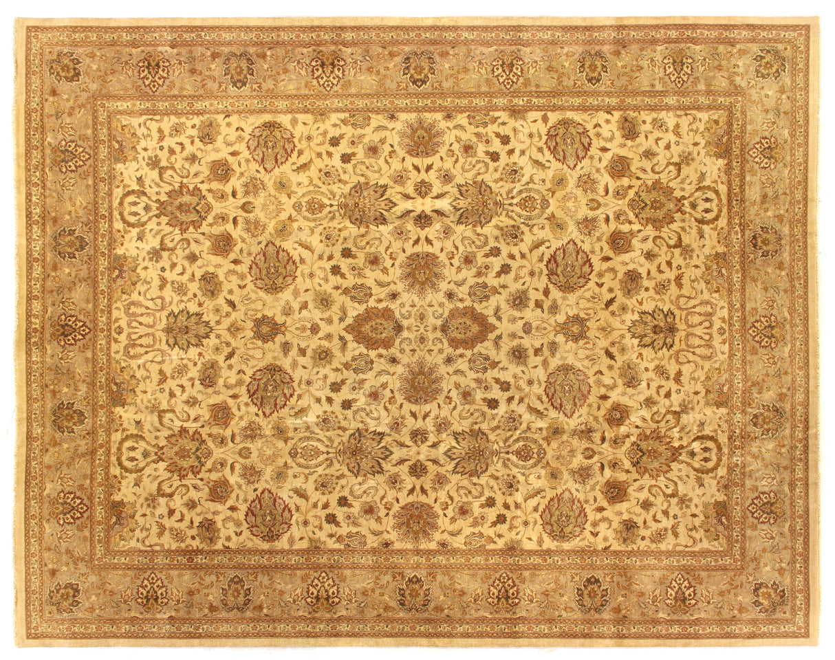 Exquisite Rugs Fine Zeigler hand-knotted New Zealand Wool 6457 Ivory/Beige 18' x 14' Area Rug