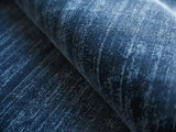 Exquisite Rugs Martelli Modern handloomed Silky Nylon 6478 Navy 3' x 2' Area Rug