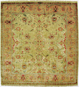 Exquisite Rugs Polonaise hand-knotted New Zealand Wool 6481 Cream/Peach 10' x 3' Area Rug