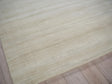 Exquisite Rugs Martelli Modern handloomed Silky Nylon 6517 Light Beige 3' x 2' Area Rug