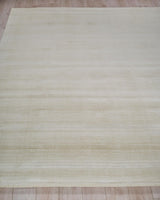 Exquisite Rugs Martelli Modern handloomed Silky Nylon 6517 Light Beige 3' x 2' Area Rug