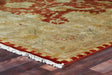 Exquisite Rugs Antique Weave Oushak hand-knotted New Zealand Wool 6565 Rust/Gold 12' x 9' Area Rug