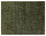 Exquisite Rugs Metro hand-knotted New Zealand Wool 6652 Sage Green 10' x 8' Area Rug