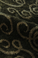 Exquisite Rugs Metro hand-knotted New Zealand Wool 6652 Sage Green 10' x 8' Area Rug