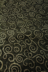 Exquisite Rugs Metro hand-knotted New Zealand Wool 6652 Sage Green 10' x 8' Area Rug