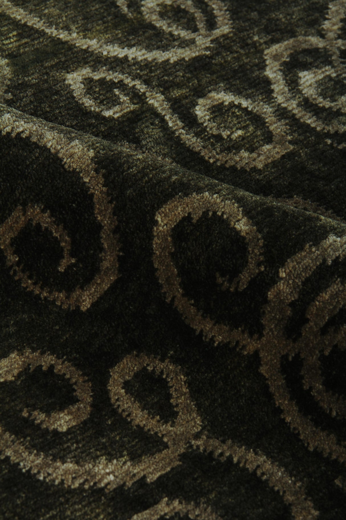 Exquisite Rugs Metro hand-knotted New Zealand Wool 6652 Sage Green 10' x 9' Area Rug