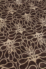 Exquisite Rugs Metro hand-knotted New Zealand Wool 7030 Brown/Ivory 10' x 9' Area Rug