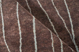 Exquisite Rugs Metro hand-knotted New Zealand Wool 7033 Brown 10' x 9' Area Rug