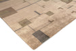 Exquisite Rugs Contemporary hand-knotted New Zealand Wool 7066 Light Green/Gold 12' x 9' Area Rug
