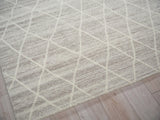 Exquisite Rugs Kodiak hand-tufted New Zealand Wool 7193 Beige/Ivory 10' x 8' Area Rug