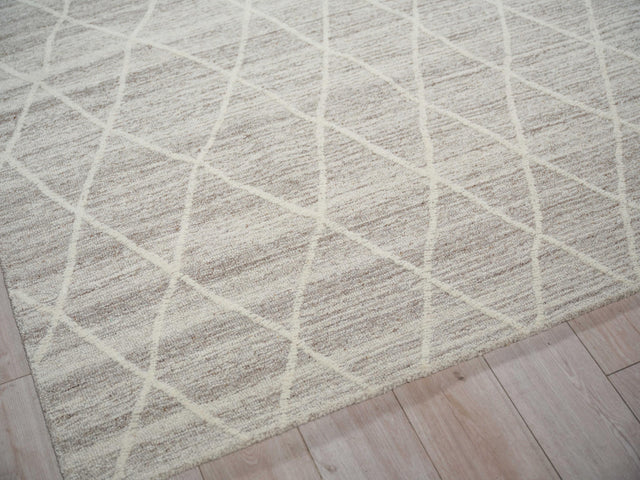 Exquisite Rugs Kodiak hand-tufted New Zealand Wool 7193 Beige/Ivory 10' x 8' Area Rug
