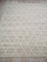 Exquisite Rugs Kodiak hand-tufted New Zealand Wool 7193 Beige/Ivory 10' x 8' Area Rug