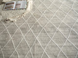 Exquisite Rugs Kodiak hand-tufted New Zealand Wool 7193 Beige/Ivory 10' x 8' Area Rug