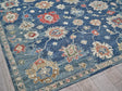 Exquisite Rugs Oxford hand-knotted Ghazni Wool 7220 Blue 12' x 9' Area Rug