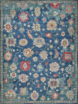 Exquisite Rugs Oxford hand-knotted Ghazni Wool 7220 Blue 12' x 9' Area Rug