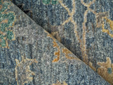 Exquisite Rugs Oxford hand-knotted Ghazni Wool 7221 Blue 18' x 14' Area Rug
