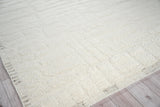 Exquisite Rugs Cozi handloomed New Zealand Wool 7241 Ivory/Silver 12' x 9' Area Rug