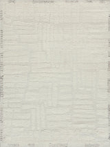 Exquisite Rugs Cozi handloomed New Zealand Wool 7241 Ivory/Silver 12' x 9' Area Rug