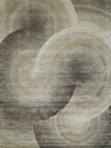 Exquisite Rugs Mitomo hand-tufted Wool/Viscose 7274 Taupe 10' x 8' Area Rug