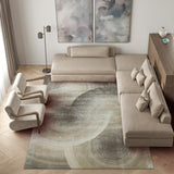 Exquisite Rugs Mitomo hand-tufted Wool/Viscose 7274 Taupe 10' x 8' Area Rug