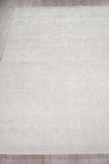 Exquisite Rugs Cavallo Modern handloomed Nylon/Wool 7306 White 9' x 6' Area Rug