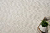 Exquisite Rugs Cavallo Modern handloomed Nylon/Wool 7306 White 9' x 6' Area Rug