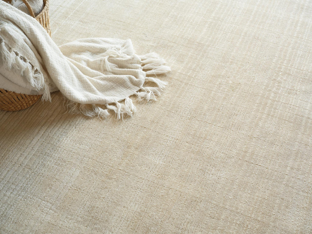 Exquisite Rugs Cavallo Modern handloomed Nylon/Wool 7307 Beige 18' x 12' Area Rug