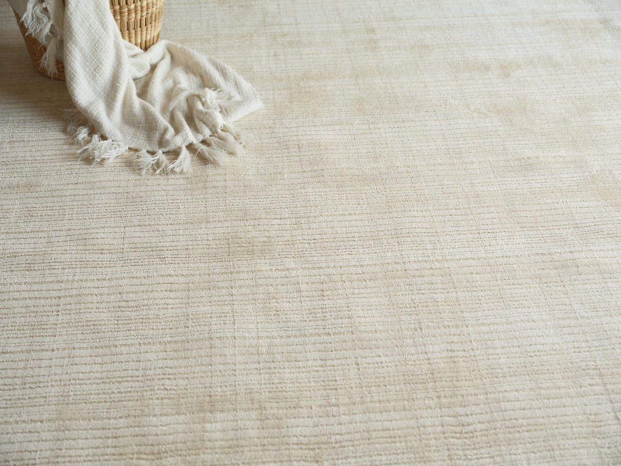 Exquisite Rugs Cavallo Modern handloomed Nylon/Wool 7307 Beige 18' x 12' Area Rug