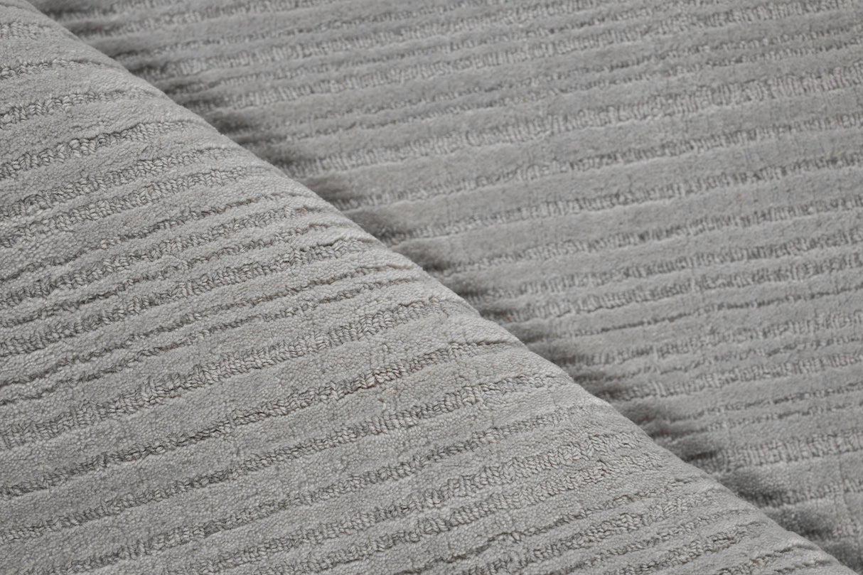 Exquisite Rugs Cavallo Modern handloomed Nylon/Wool 7308 Silver 18' x 14' Area Rug