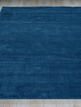 Exquisite Rugs Cavallo Modern handloomed Nylon/Wool 7309 Navy 9' x 6' Area Rug