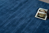 Exquisite Rugs Cavallo Modern handloomed Nylon/Wool 7309 Navy 10' x 8' Area Rug