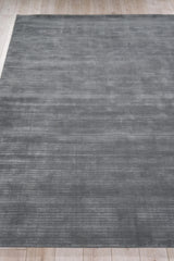 Exquisite Rugs Cavallo Modern handloomed Nylon/Wool 7311 Dark Gray 3' x 2' Area Rug